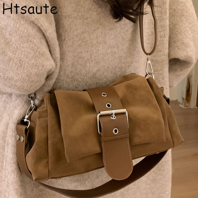 Women Hand Bags For Office - กระเป๋าสะพายไหล่หนัง PU หรูหราสำหรับผู้หญิง กระเป๋าถือหูหิ้วสไตล์วินเทจ กระเป๋าถือสะพายข้างสำหรับสุภาพสตรี กระเป๋าถือทรงถังสำหรับสำนักงาน