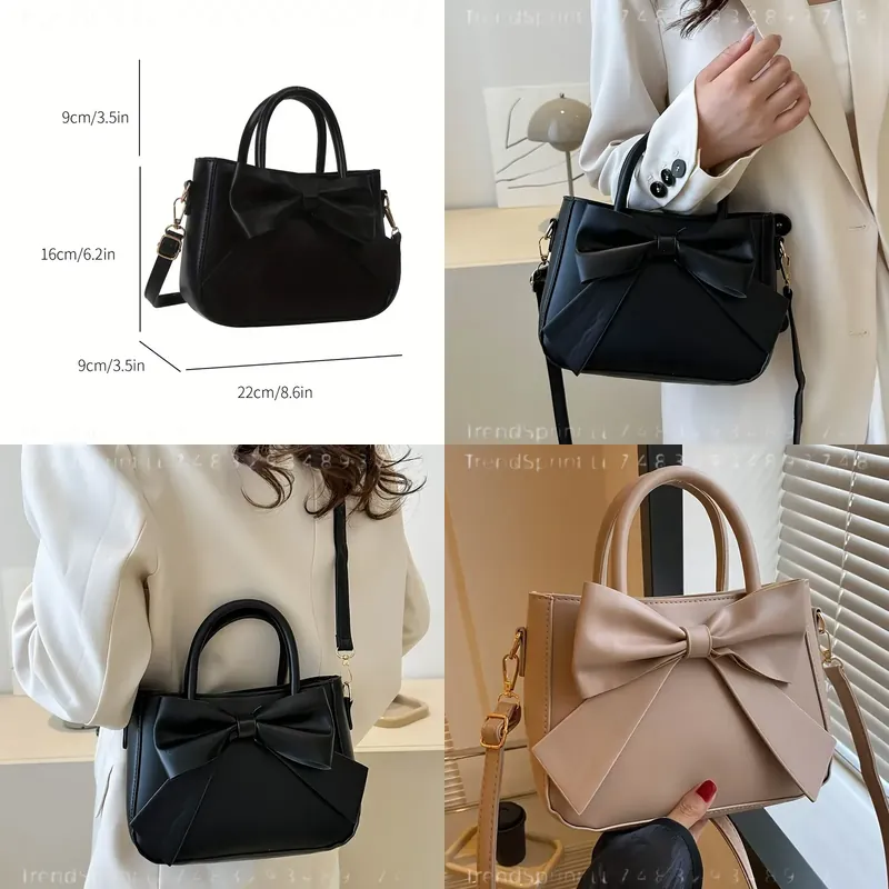Women'S Bags Handbags - กระเป๋าถือผู้หญิงสีดำหรูหราพร้อมฮาร์ดแวร์สีทอง สายสะพายถอดได้ กระเป๋าสะพายไหล่ทันสมัยสำหรับใช้ในชีวิตประจำวัน ทำงาน และเดินทาง