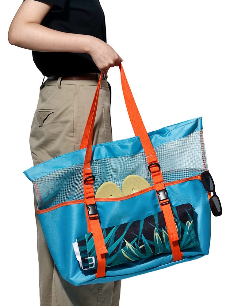 Women'S Young Bags - กระเป๋าชายหาดกันน้ำขนาดใหญ่ กระเป๋าใส่ของใช้ส่วนตัวสำหรับเดินทางแบบพกพา กระเป๋าเก็บของสำหรับทริปชายหาดกลางแจ้ง สำหรับชายและหญิง