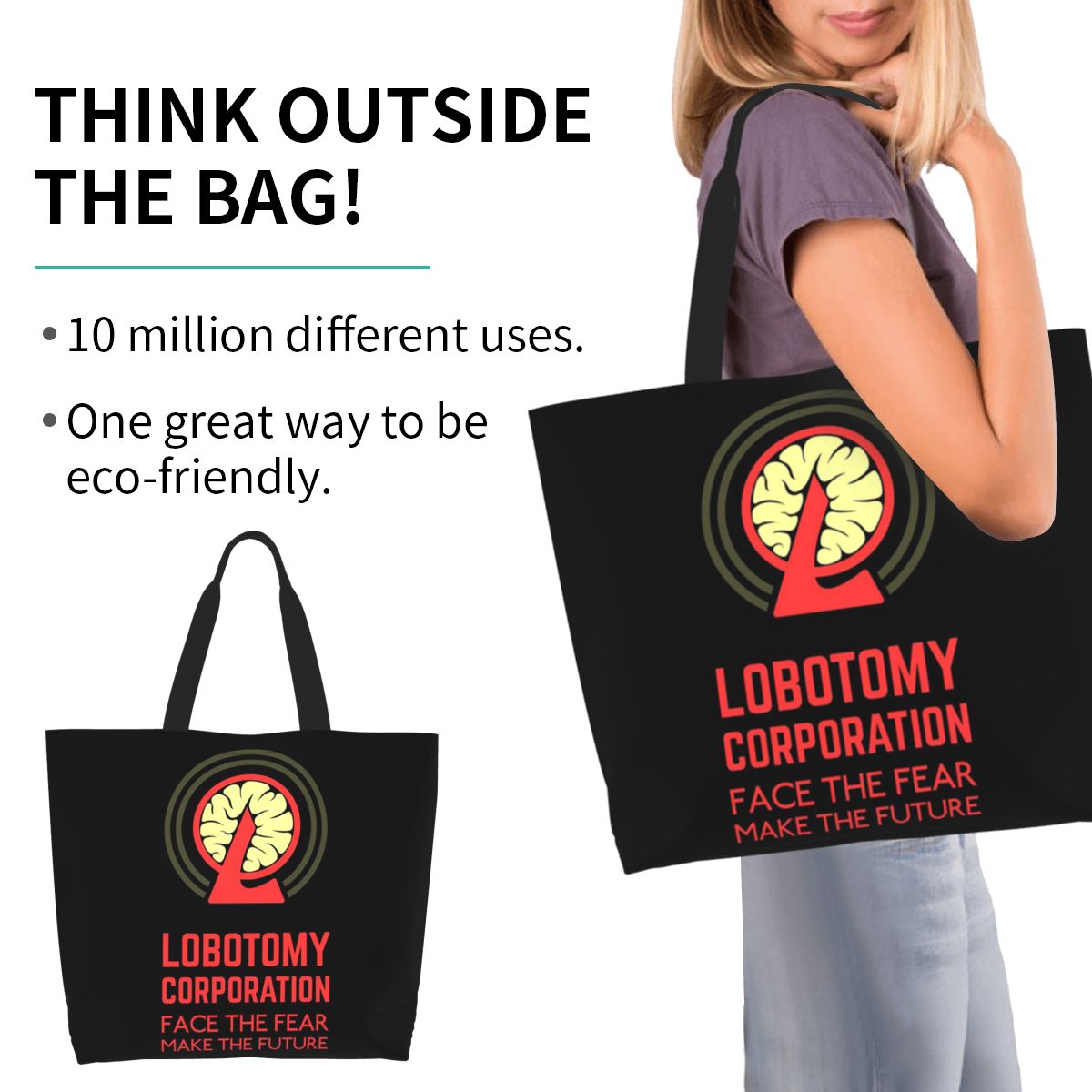 Women Bags Company - ลิมบัส คอมพานีกระเป๋าช้อปปิ้งผ้าแคนวาสกระเป๋าสะพายไหล่ความจุขนาดใหญ่กระเป๋าช้อปปิ้งกระเป๋าถือสำหรับผู้หญิง