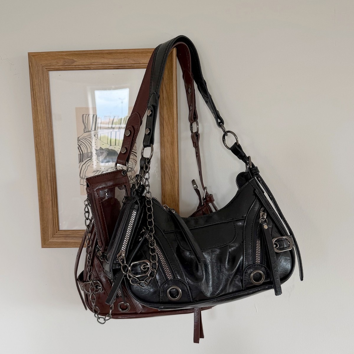Women Bags On Sale - กระเป๋าสะพายข้างขนาดเล็กสไตล์วินเทจ y2k สำหรับผู้หญิง กระเป๋าถือดีไซน์หรูหรา กระเป๋าสำหรับการเดินทางแบบสบายๆ ความจุขนาดใหญ่