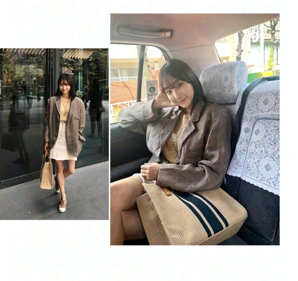 Women Hand Bags For Office - 2026 ใหม่กระเป๋าผ้าแคนวาสลายทางสำหรับผู้หญิงความจุขนาดใหญ่ Ins Office Commute กระเป๋าสะพายแล็ปท็อป