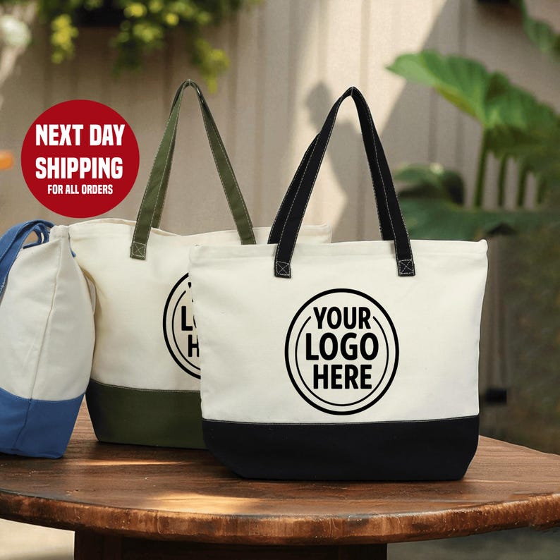 กระเป๋าผ้าแคนวาสพิมพ์โลโก้บริษ - Women Bags Company บทวิจารณ์และราคา