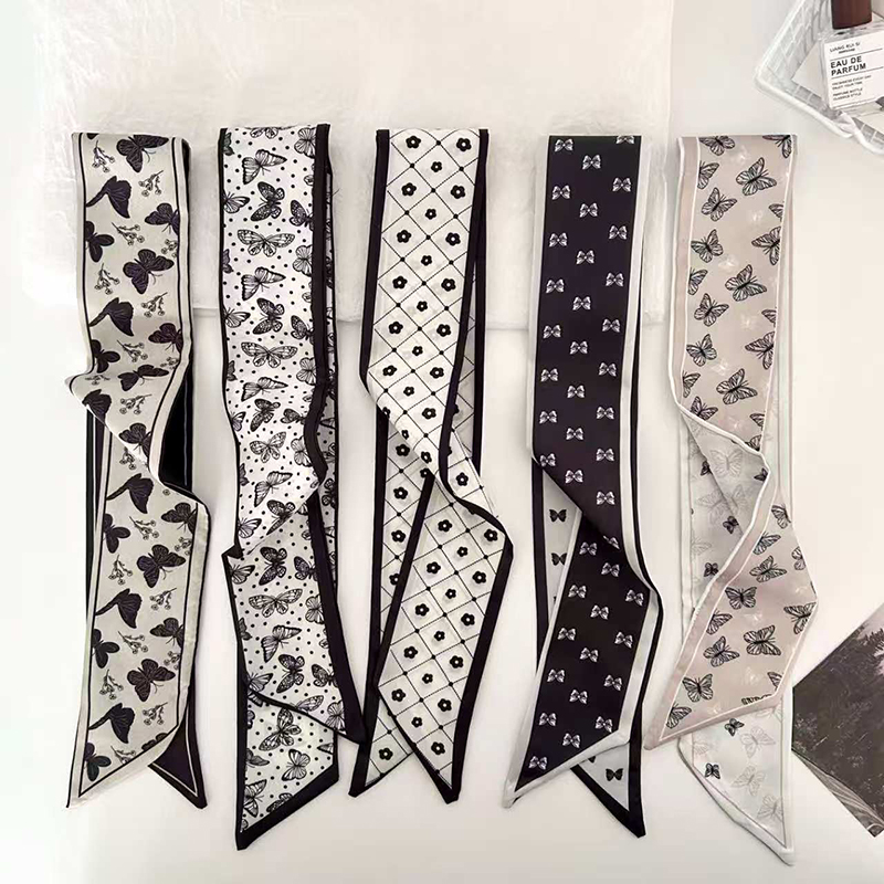 ผ้าพันคอไหมขนาดเล็ก ลายผีเสื้อ - Women Bags Branded บทวิจารณ์และราคา