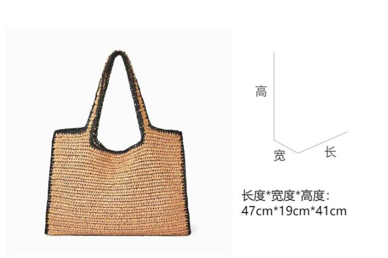 ฟางทอ Tote กระเป๋าผู้หญิง Raff - Women'S Raffia Bags บทวิจารณ์และราคา