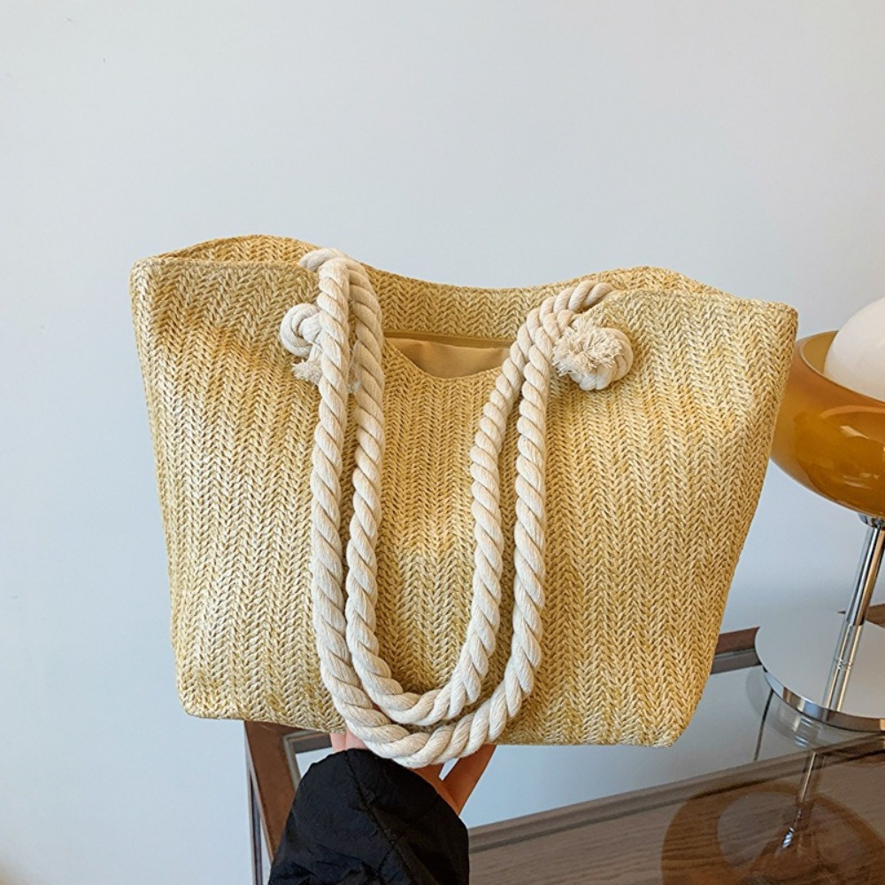 กระเป๋าชายหาดฤดูร้อนใหม่ กระเป - Women'S Raffia Bags บทวิจารณ์และราคา