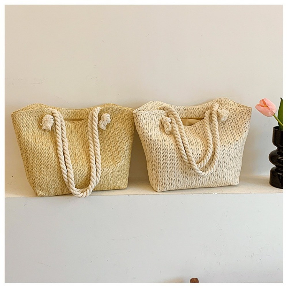 กระเป๋าชายหาดฤดูร้อนใหม่ กระเป - Women'S Raffia Bags บทวิจารณ์และราคา