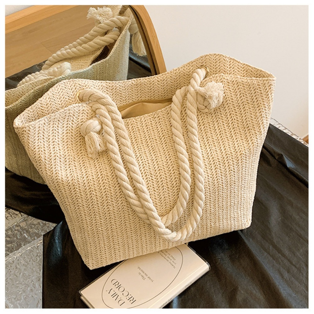 กระเป๋าชายหาดฤดูร้อนใหม่ กระเป - Women'S Raffia Bags บทวิจารณ์และราคา