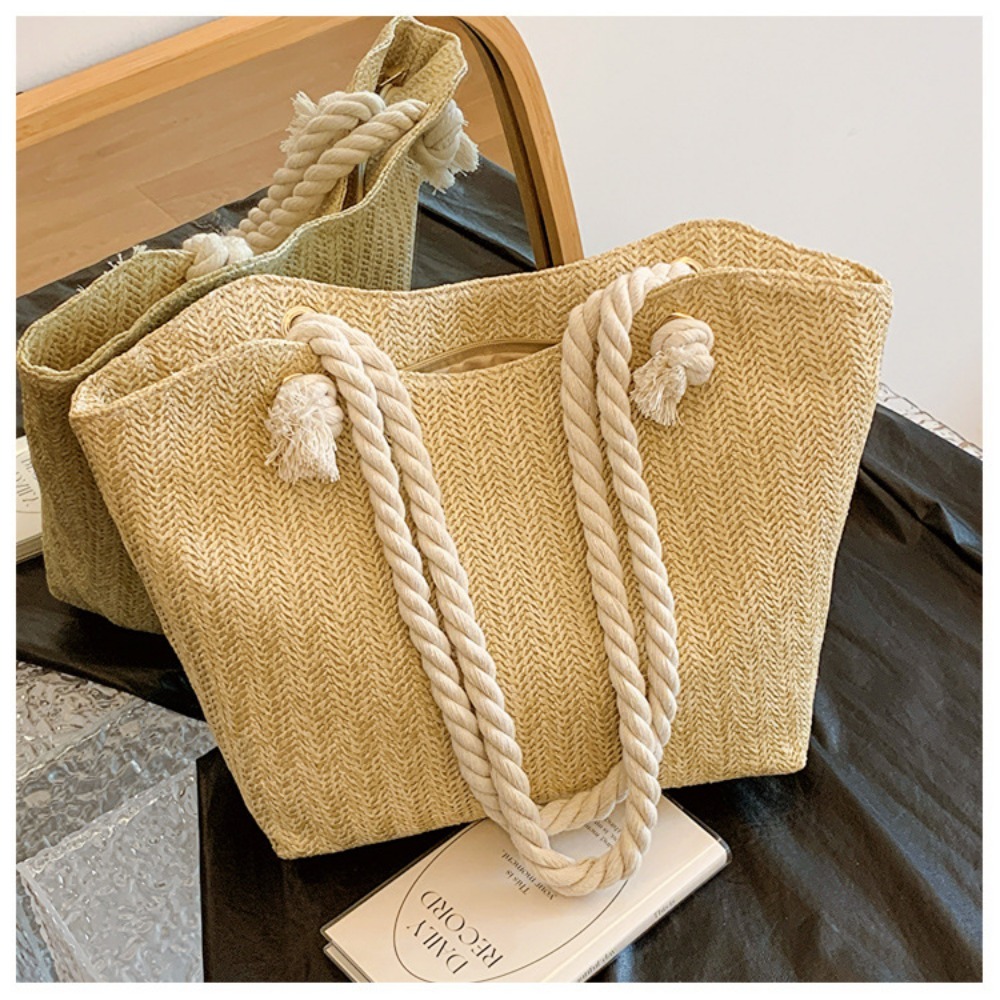 กระเป๋าชายหาดฤดูร้อนใหม่ กระเป - Women'S Raffia Bags บทวิจารณ์และราคา
