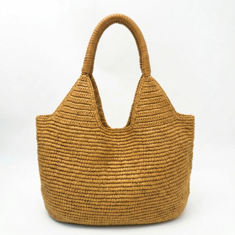 กระเป๋าสะพายไหล่สานจากเส้นใยรา - Women'S Raffia Bags บทวิจารณ์และราคา