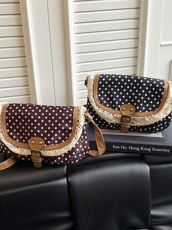 กระเป๋าสะพายข้างผ้าแคนวาสลายจุ - Women'S Young Bags บทวิจารณ์และราคา