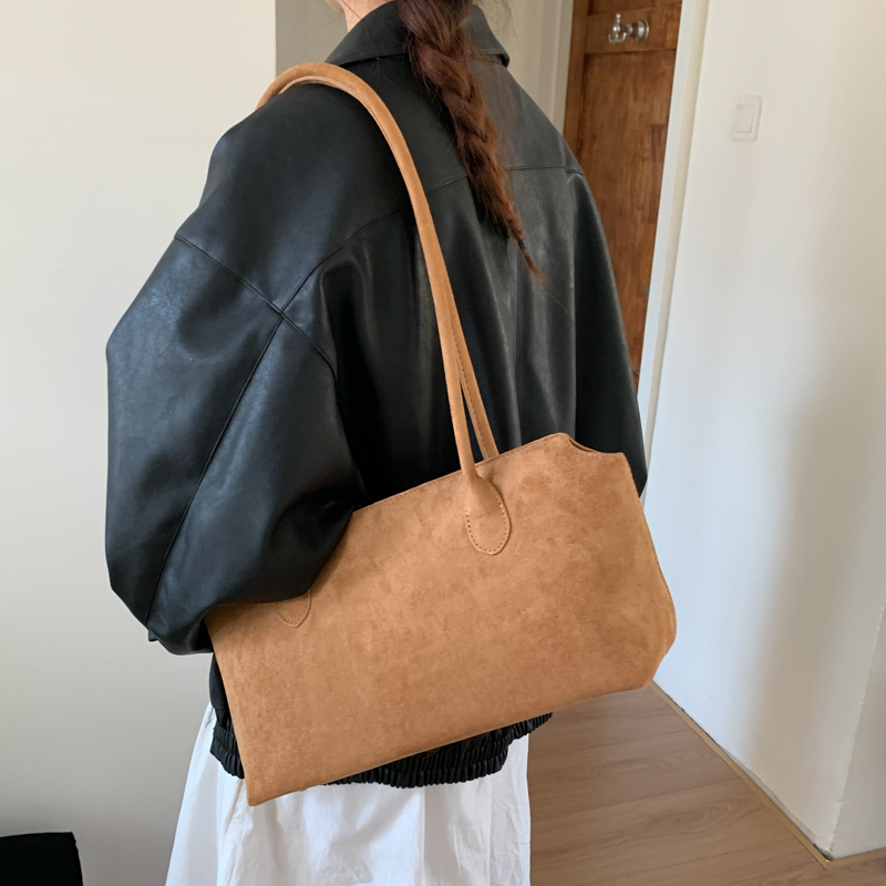 กระเป๋าหนังกลับสีน้ำตาลสไตล์วิ - Women Hand Bags For Office บทวิจารณ์และราคา