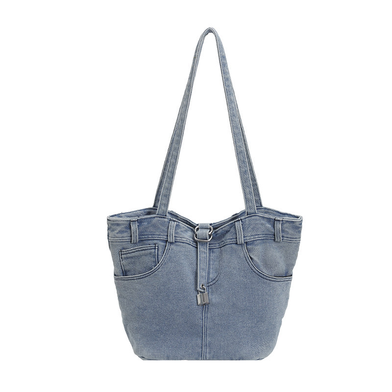 แฟชั่นเดนิม เรียบง่ายและทันสมั - Women'S Young Bags บทวิจารณ์และราคา