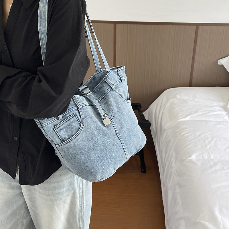 แฟชั่นเดนิม เรียบง่ายและทันสมั - Women'S Young Bags บทวิจารณ์และราคา